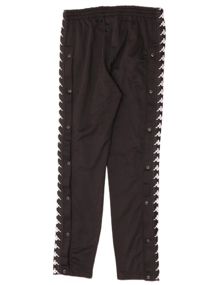 Kappa Hombre Pantalones De Chándal Gráficos Poliéster Negro Mediano