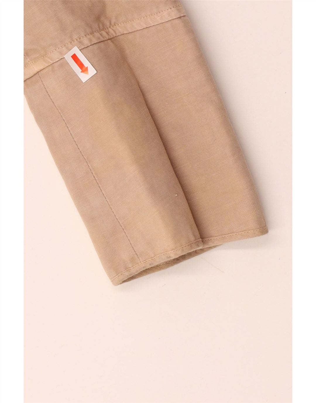 PINKO Chaqueta tipo blazer de 2 botones para mujer UK 8 Small Beige Cotton