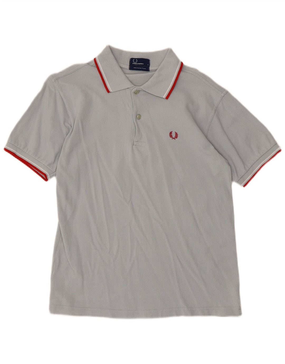 Polo Fred Perry Hombre Pequeño Algodón Gris