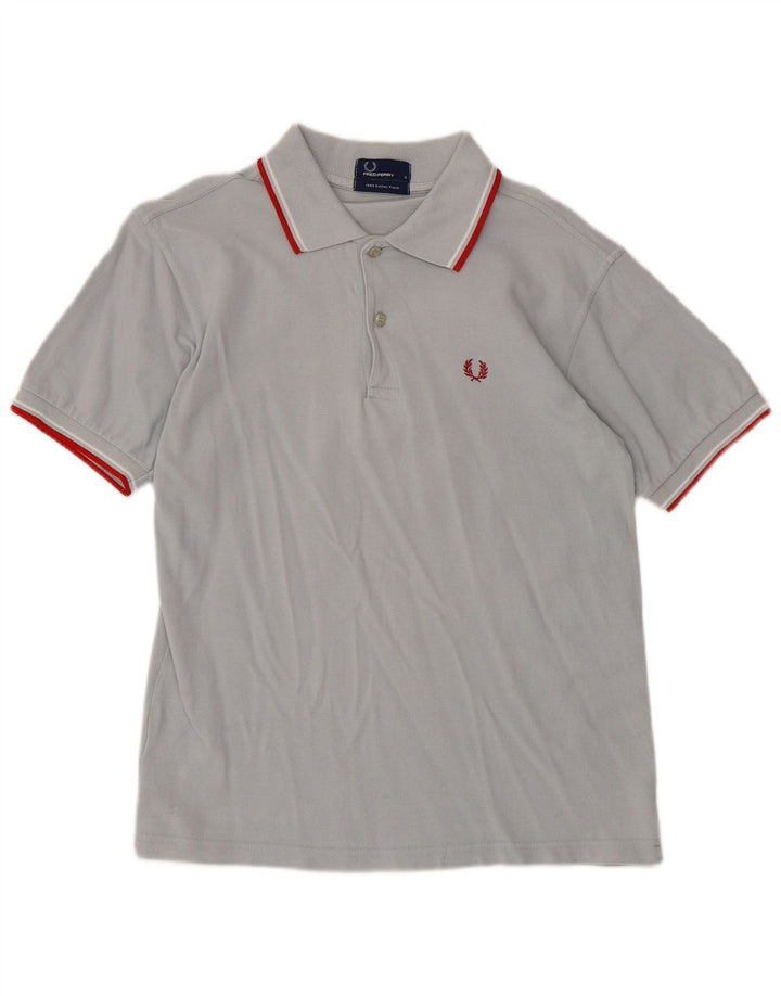 Polo Fred Perry Hombre Pequeño Algodón Gris