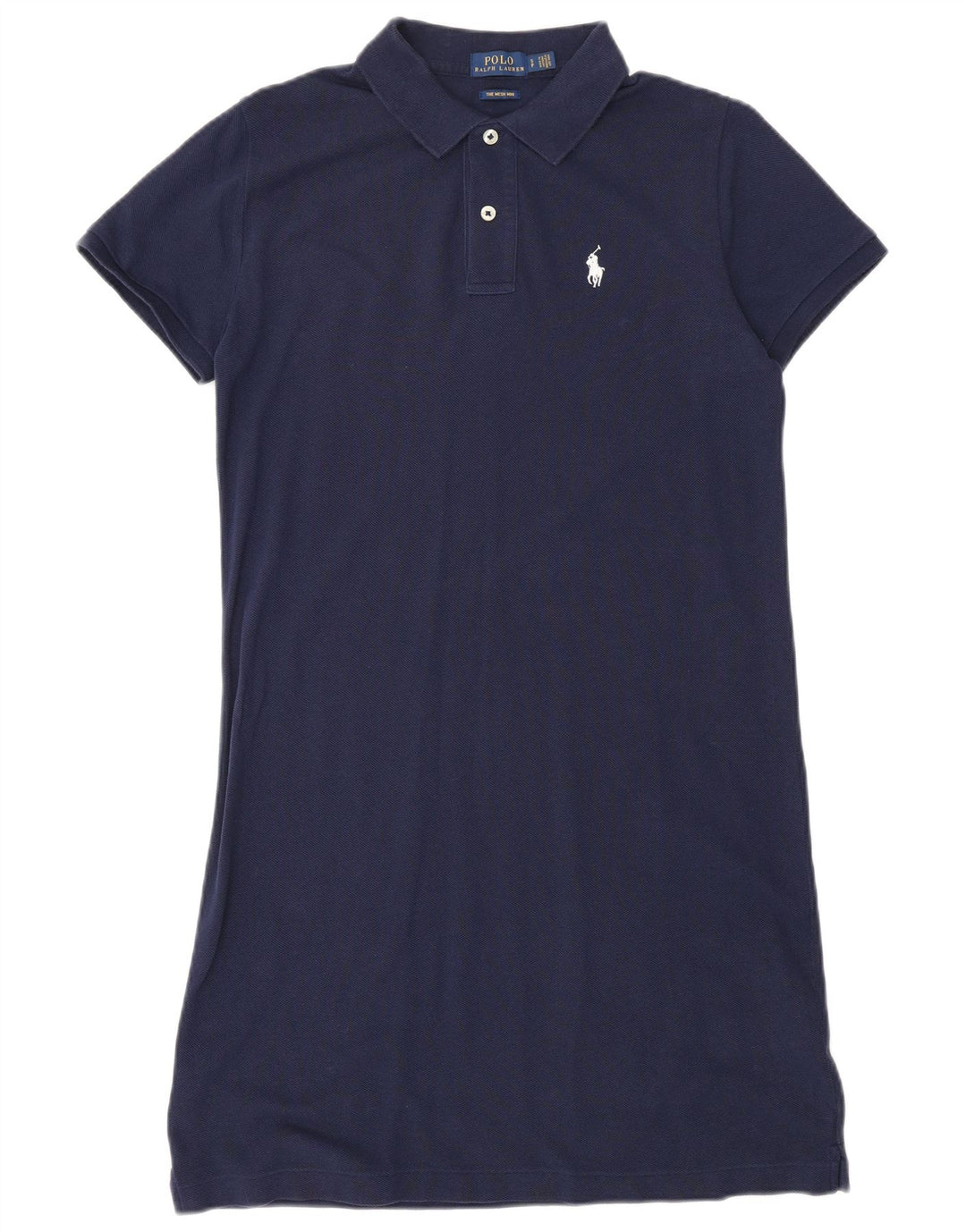 POLO RALPH LAUREN Vestido polo para mujer Reino Unido 10 Pequeño Algodón azul marino