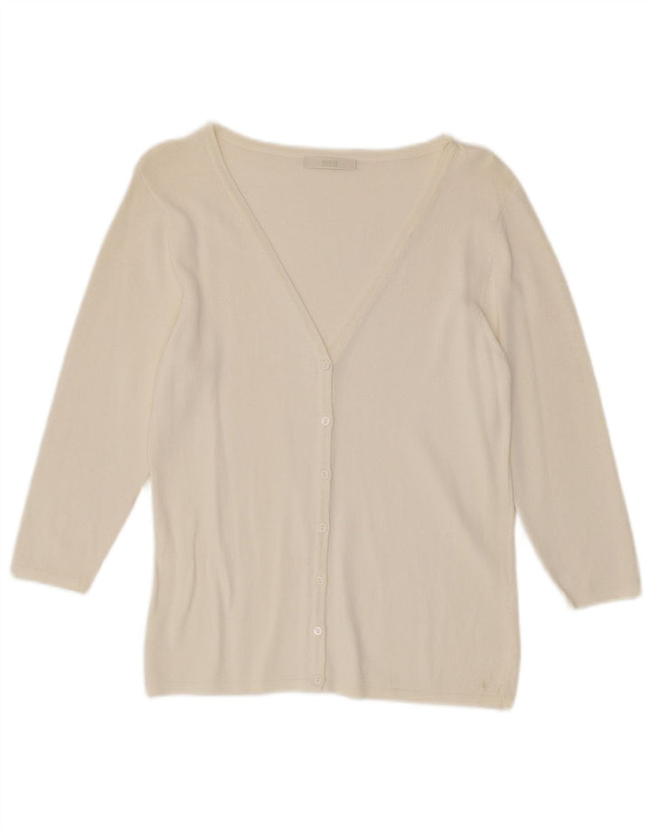 Marks & Spencer Suéter Cárdigan para Mujer UK 10 Small Off White