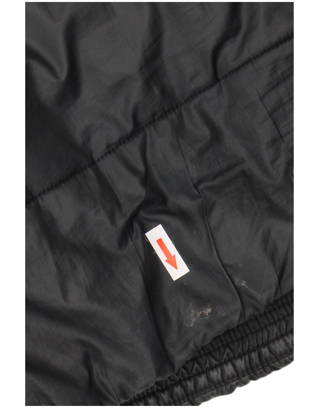 Nike Chaqueta acolchada con capucha Therma-Fit Graphic para mujer, talla 40, talla M, color negro