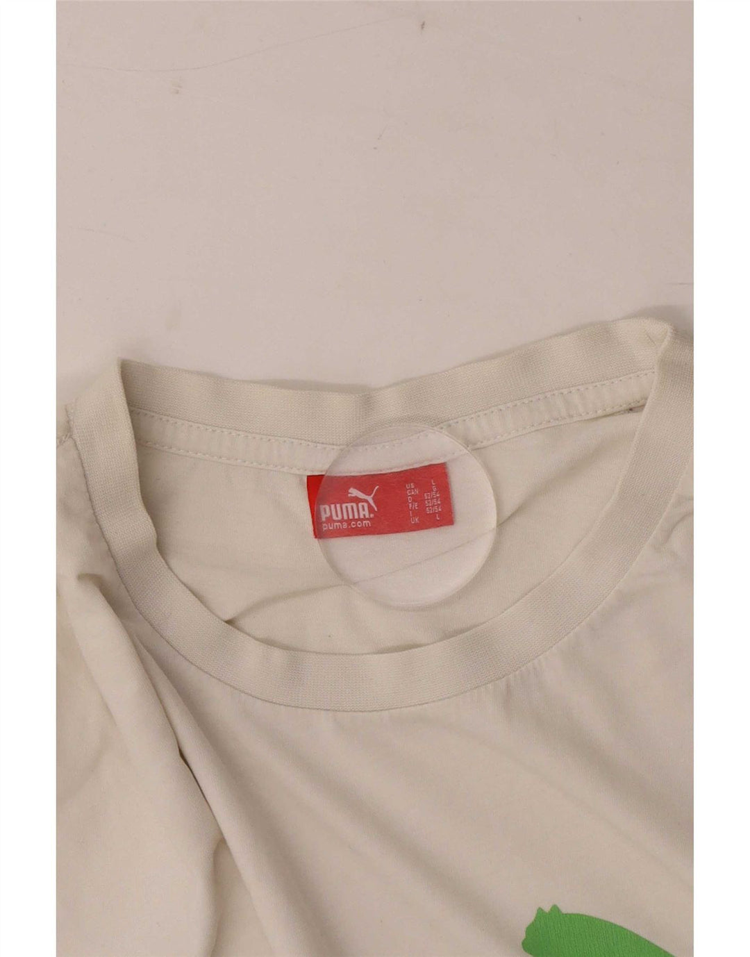 Puma - Camiseta gráfica para hombre, talla grande, color blanco