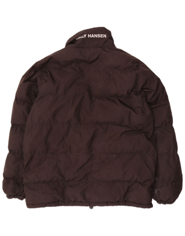 HELLY HANSEN Chaqueta acolchada gráfica para hombre UK 40 Large Black Colourblock