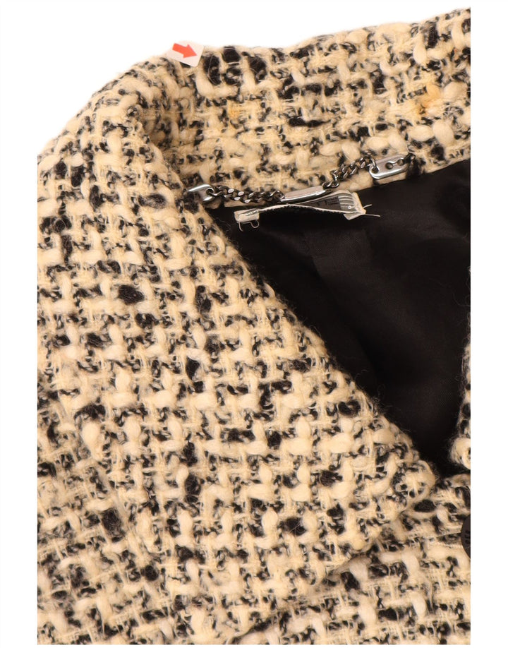 PERTE BY KRIZIA Abrigo extragrande para mujer Talla 21 Medio beige moteado