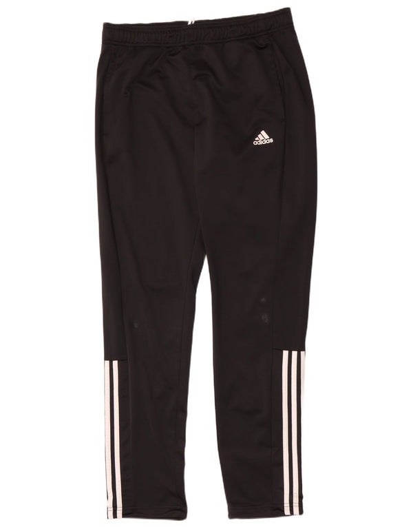 Adidas - Pantalón de chándal para hombre, talla 42/44, talla grande, color negro, poliéster, deportivo