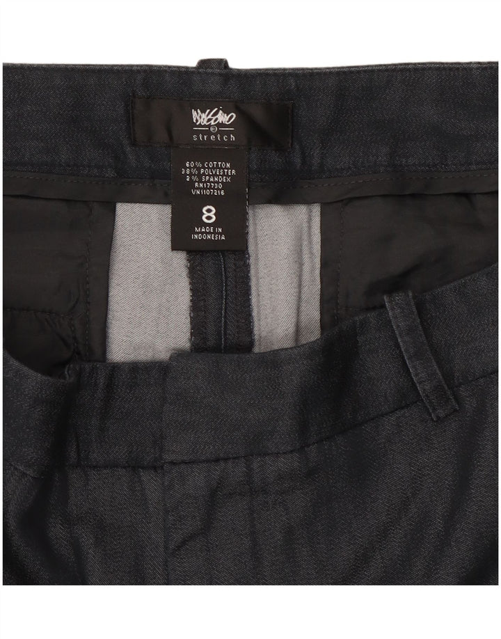 MOSSIMO Pantalones cortos chinos para mujer US 8 Medium W30 Algodón negro