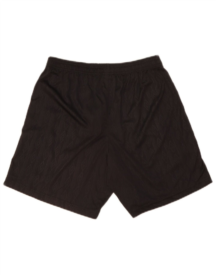 Pantalones cortos deportivos Umbro para hombre Small Black Argyle/Diamond Poliéster