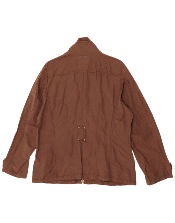 Marlboro Classics Chaqueta utilitaria para mujer EU 44 XL Lino marrón