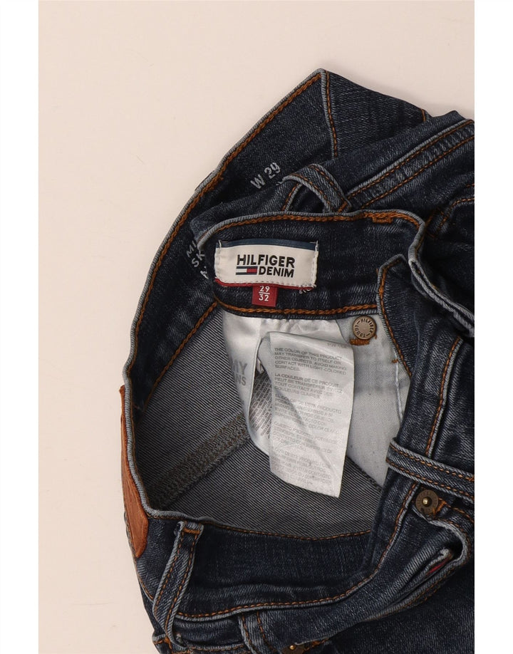 TOMMY HILFIGER Vaqueros pitillo de talle medio para mujer W29 L32 Algodón azul