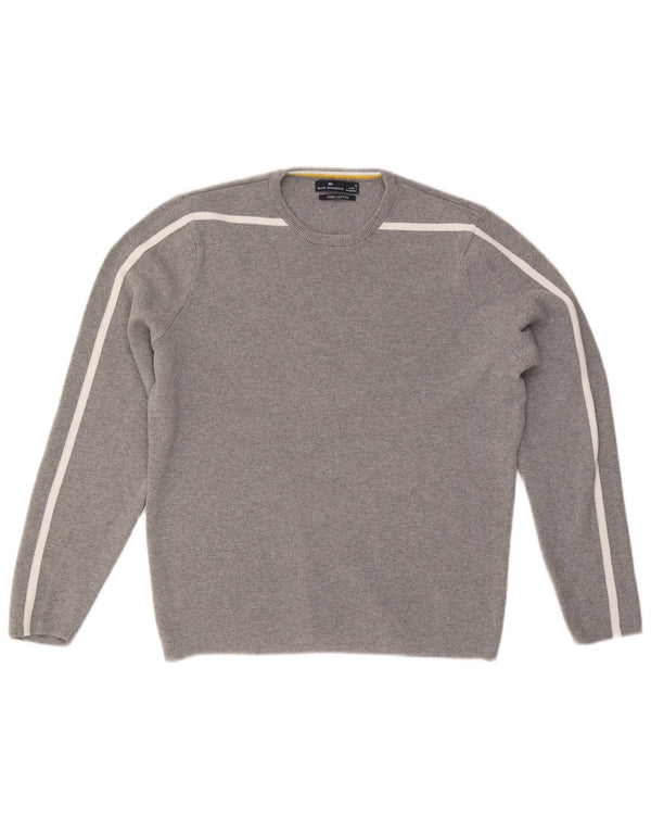 Marks & Spencer Suéter de cuello redondo para mujer UK 44 Gris medio