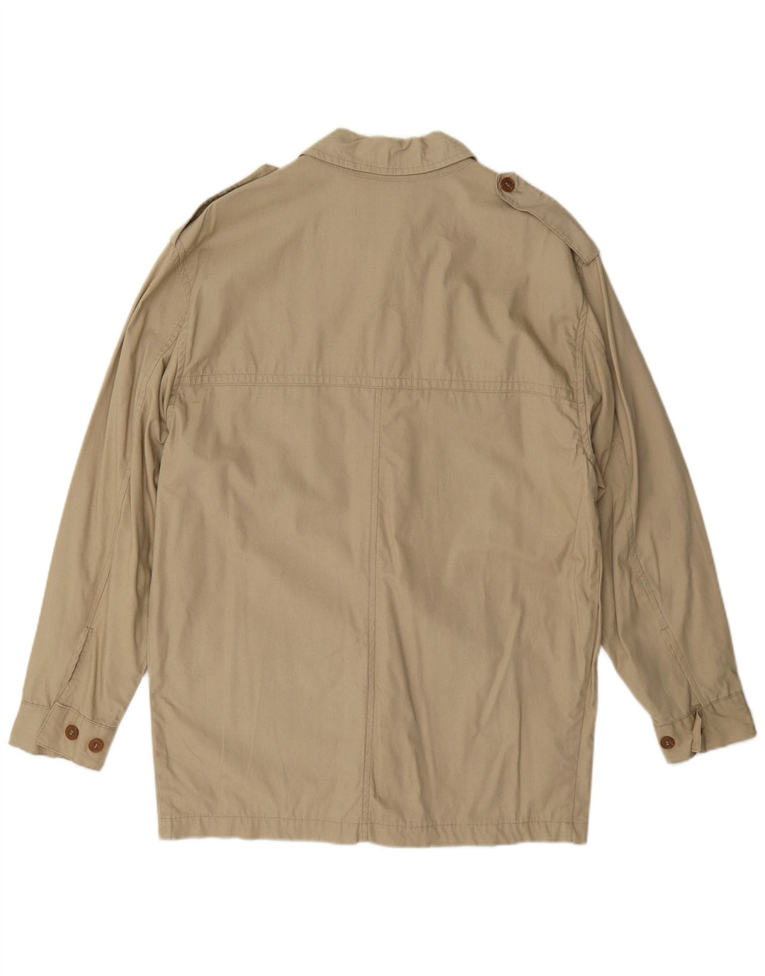 Casucci Chaqueta militar para hombre IT 46 Small Beige Algodón