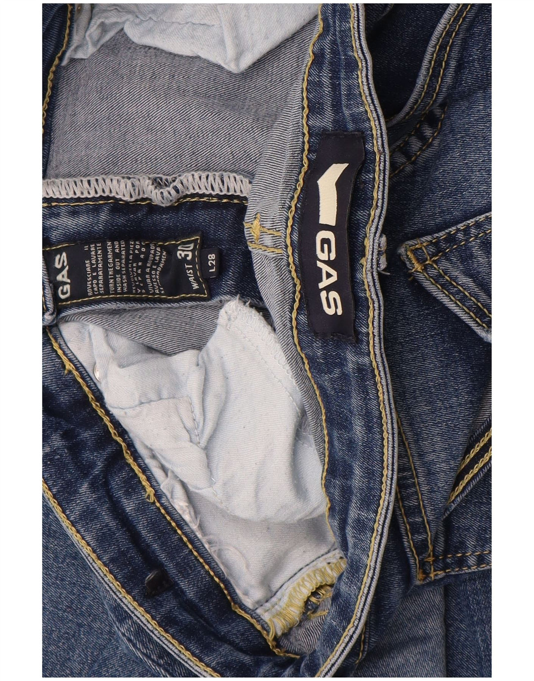 Vaqueros pitillo para mujer Gas W30 L28 Azul