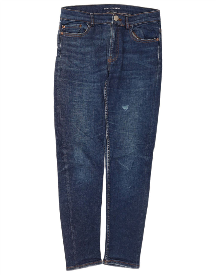 Zara Vaqueros Pitillo Mujer W28 L26 Azul