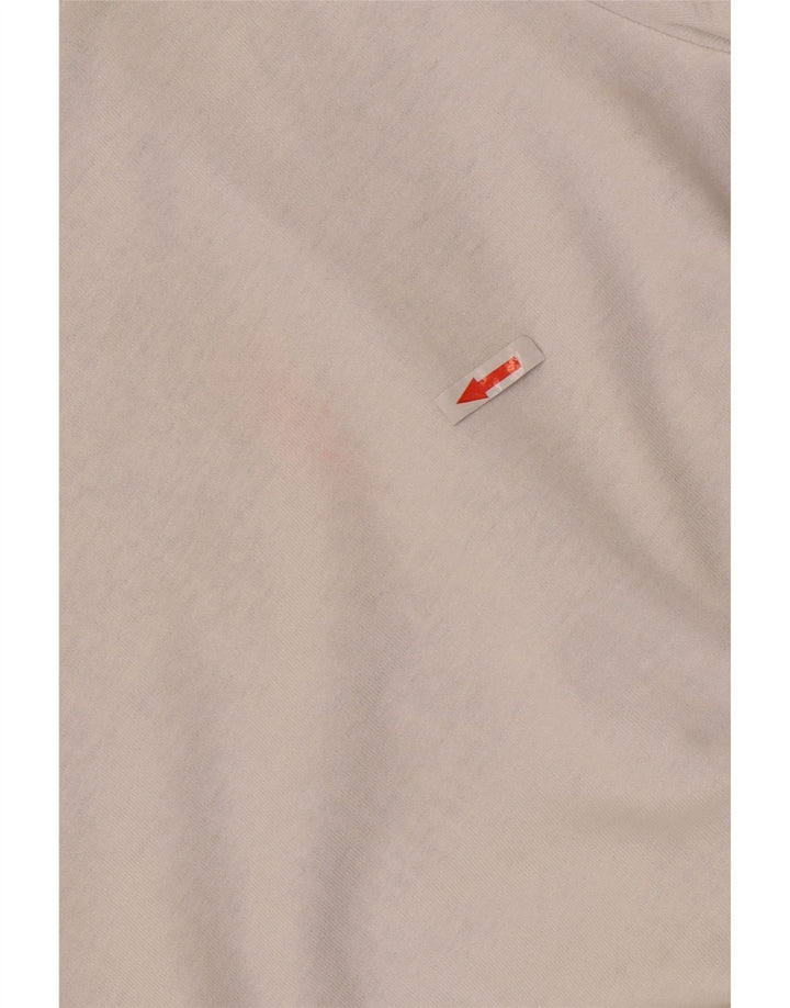 Zara Mujer Blusa Extragrande Reino Unido 44 Medio Blanco Colorblock Algodón