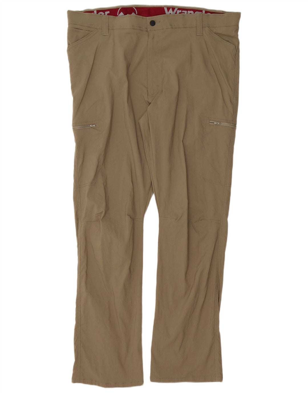 WRANGLER Pantalón cargo recto para hombre W40 L32 Nylon caqui