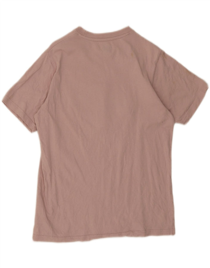 Dickies - Camiseta gráfica para hombre, talla pequeña, algodón rosa