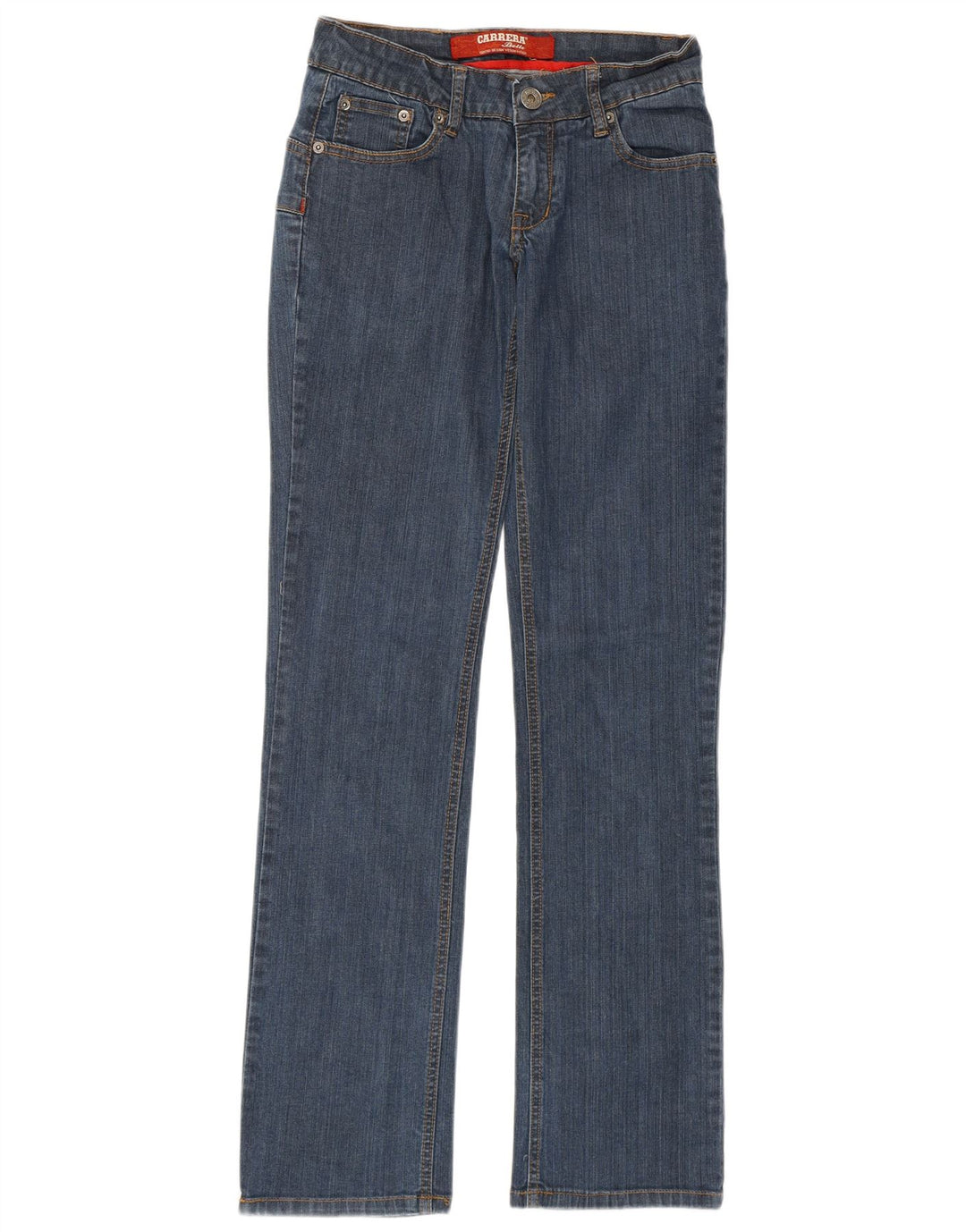 CARRERA Jeans rectos para mujer IT 42 Medium W28 L33 Algodón azul