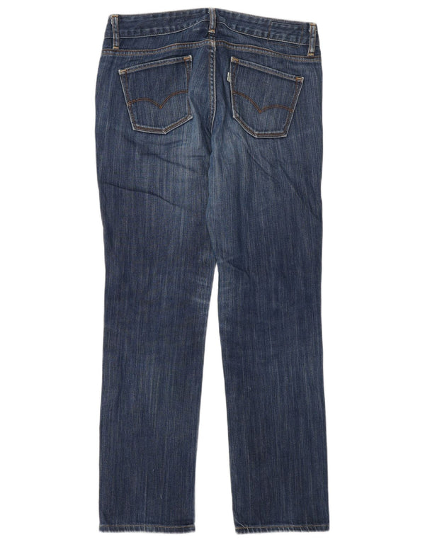 Levi's Jeans rectos de talle medio 552 para mujer US 6 Medium W28 L30 Algodón azul