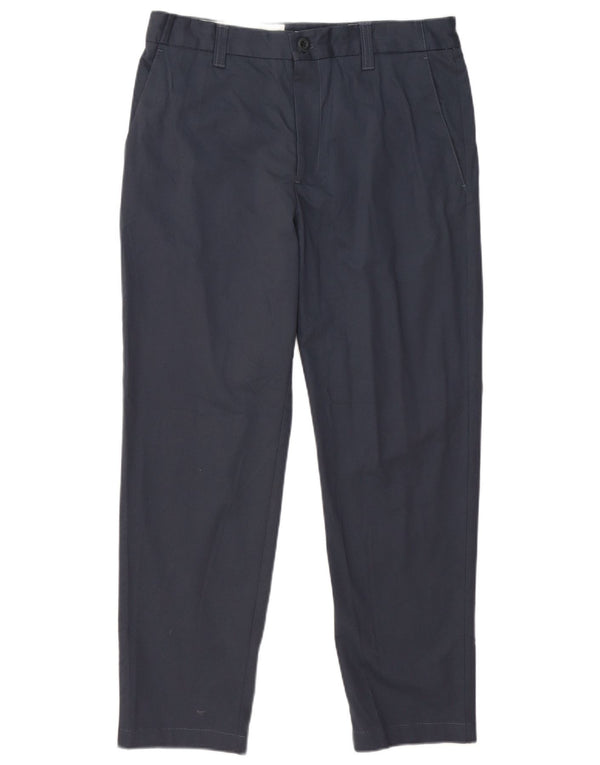 Zara Mens Comfort Fit Slim Chino Pantalones EU 42 Large W32 L28 Azul Marino