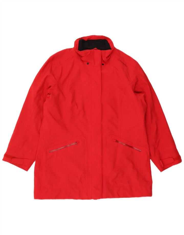 Schoffel Chaqueta impermeable para mujer UK 20 2XL Poliéster rojo
