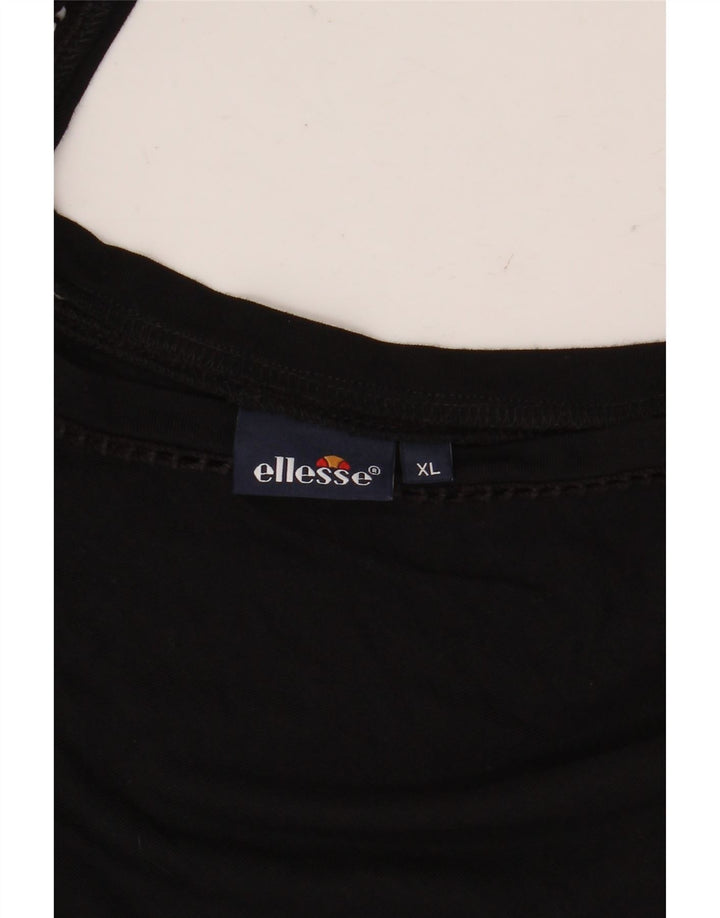 Camiseta Ellesse Mujer UK 40 XL Negro
