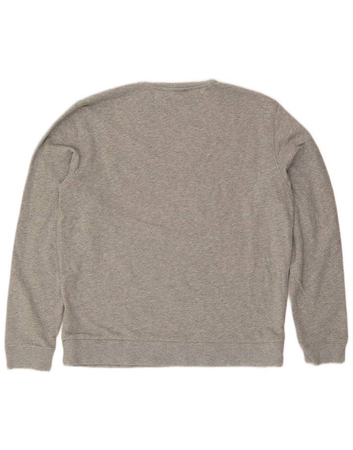 Lacoste - Sudadera para hombre, talla 5, algodón moteado gris grande