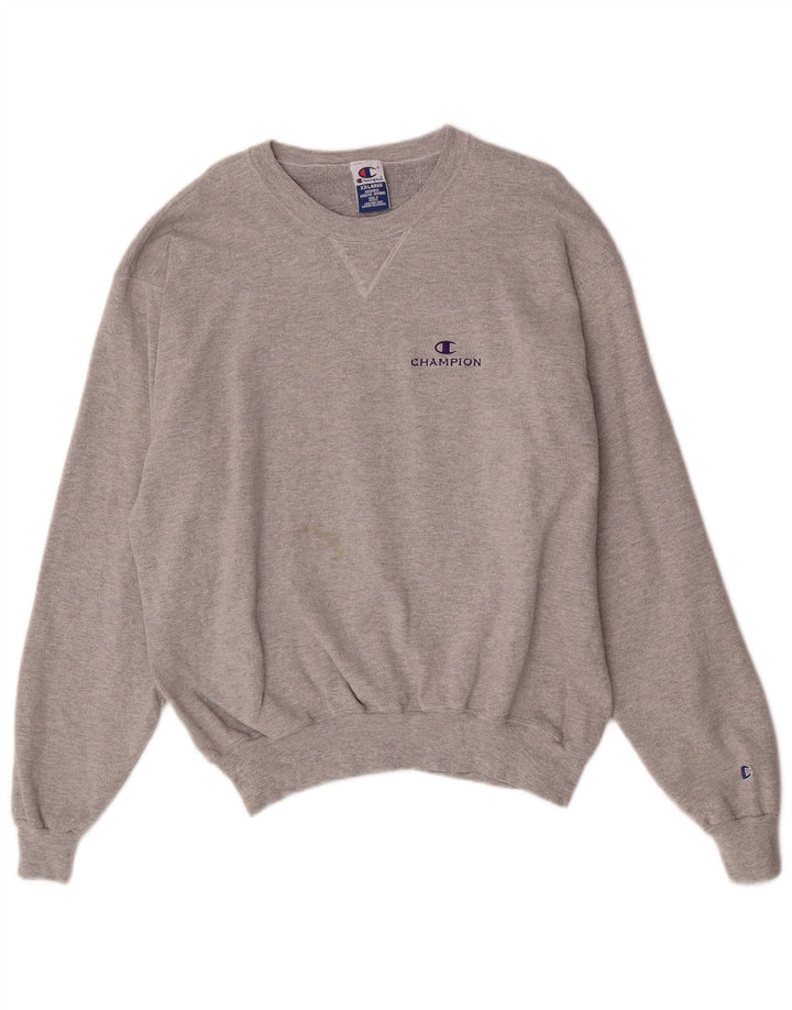 Champion Sudadera para hombre Jumper 2XL Gris Algodón