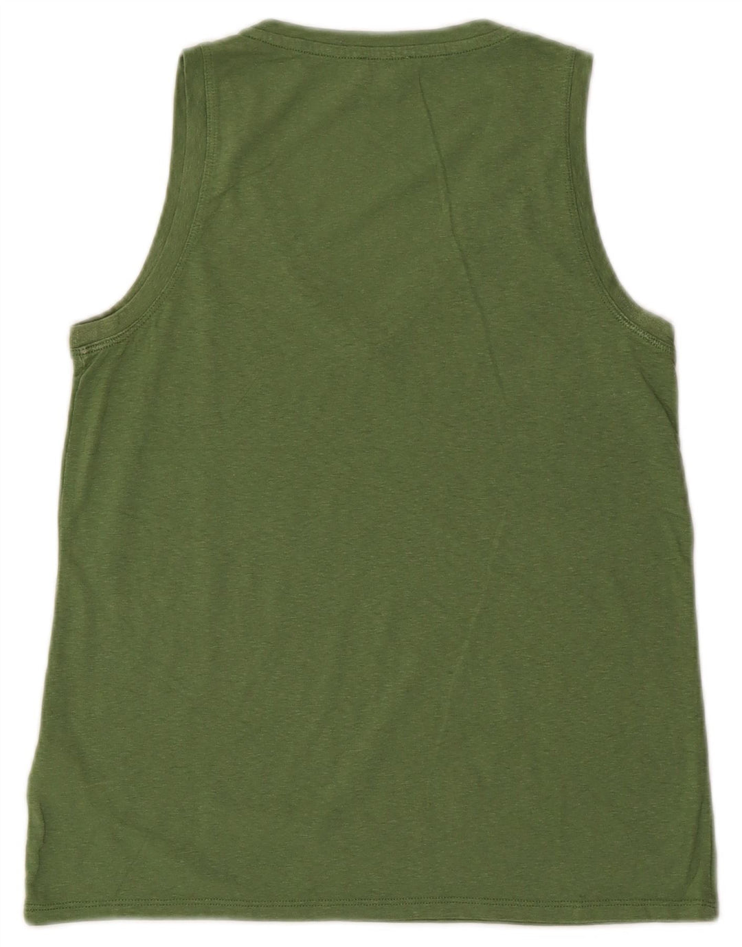 J. CREW Camiseta sin mangas para mujer UK 10 Small Green Cotton