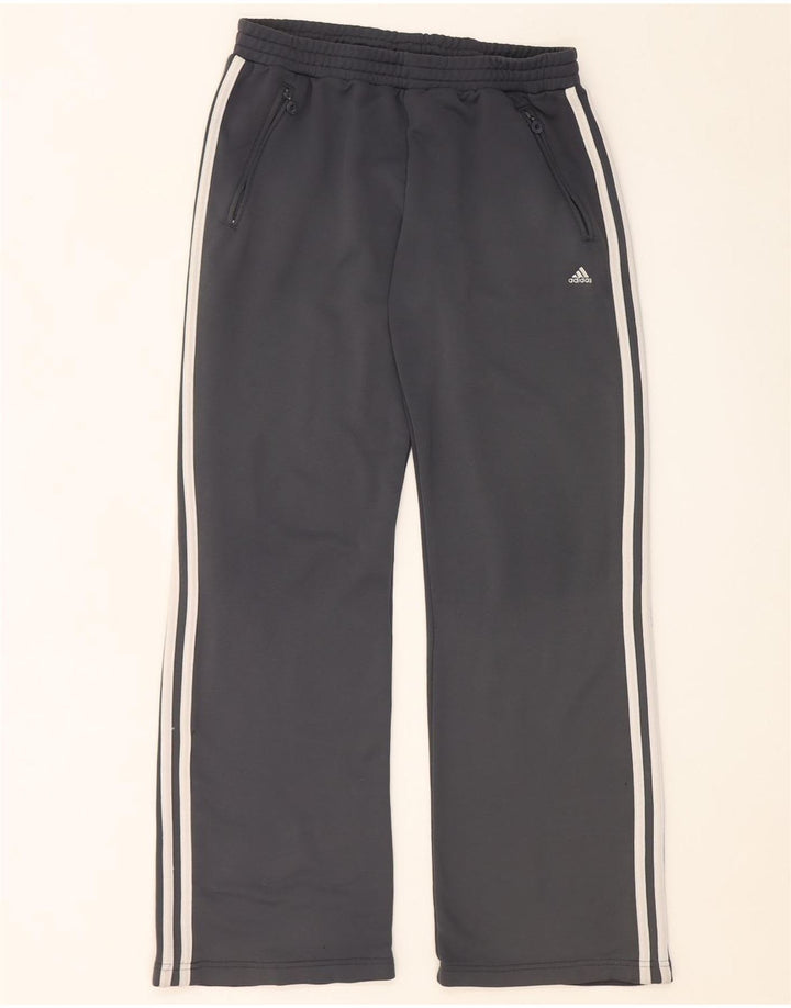 Adidas - Pantalones de chándal para mujer, talla 40, poliéster gris grande