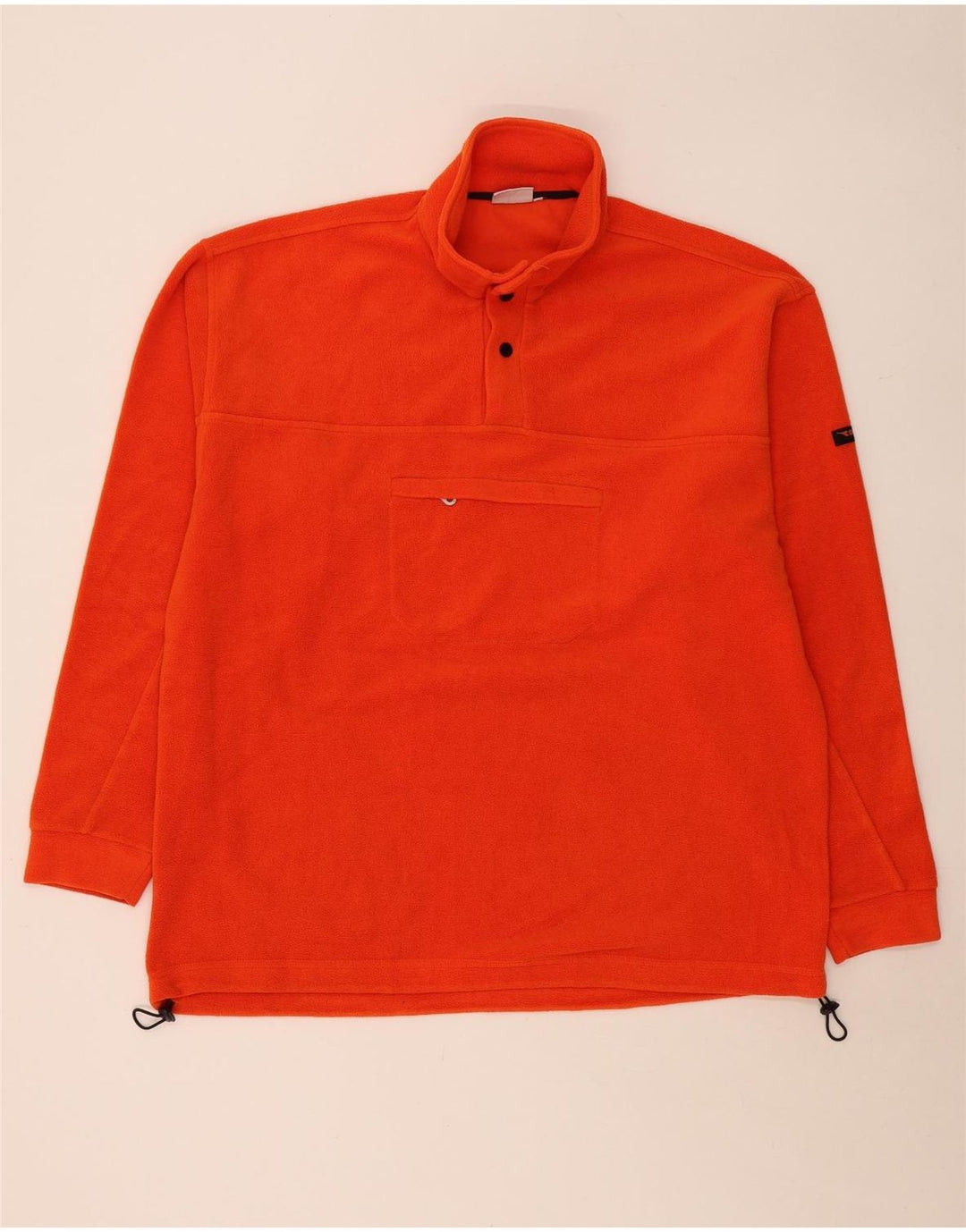 Diadora Jersey Polar Hombre con Cuello De Botones XL Naranja