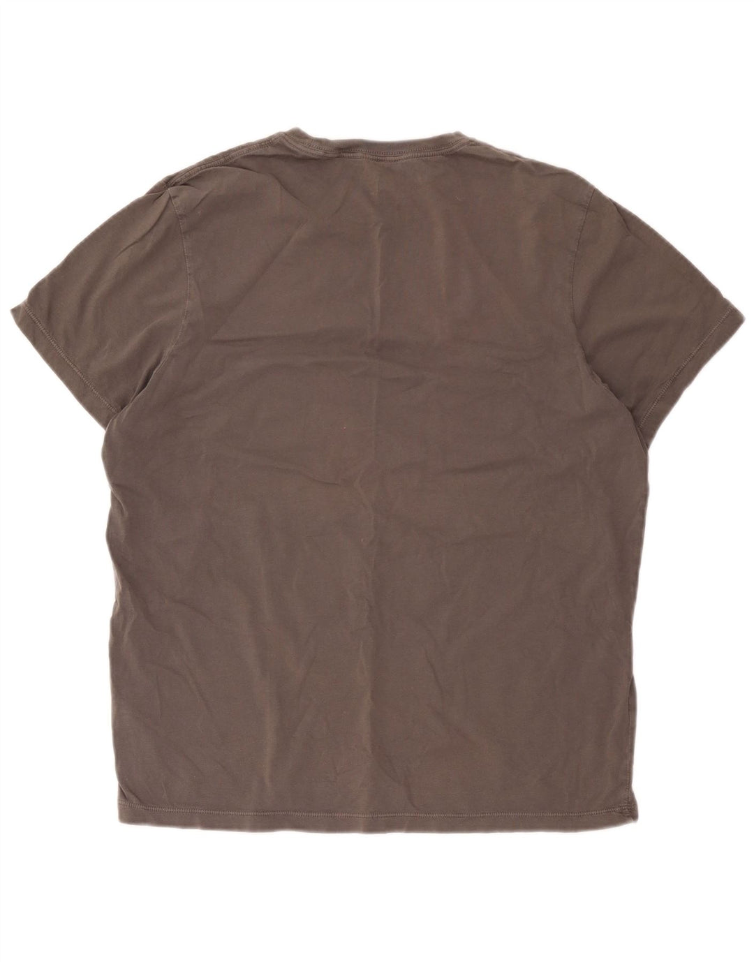 J. Crew Camiseta rota para hombre Top XL Algodón gris