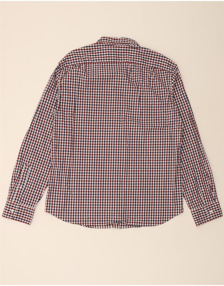 J. CREW Camisa ajustada para hombre XL Algodón a cuadros multicolor