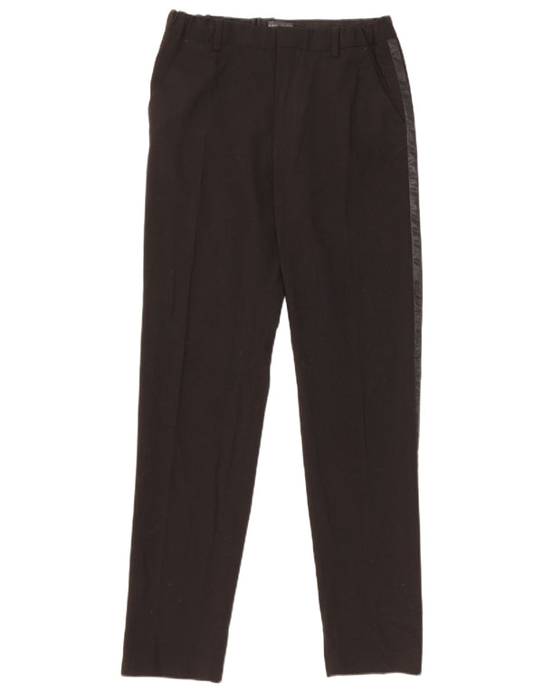 Zara Pantalón Chino Recto Niño 13-14 Años W28 L29 Negro Poliéster