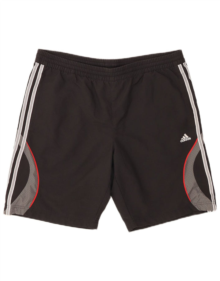 Adidas Mens Climacool Sport Shorts Medio Negro Colorblock Poliéster