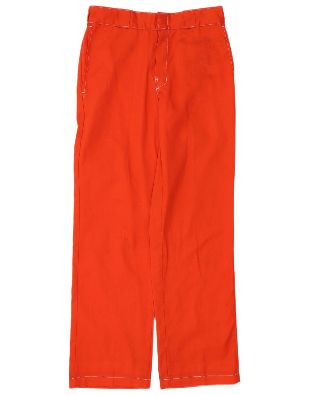 DICKIES Pantalón chino recto para hombre W30 L32 Algodón naranja