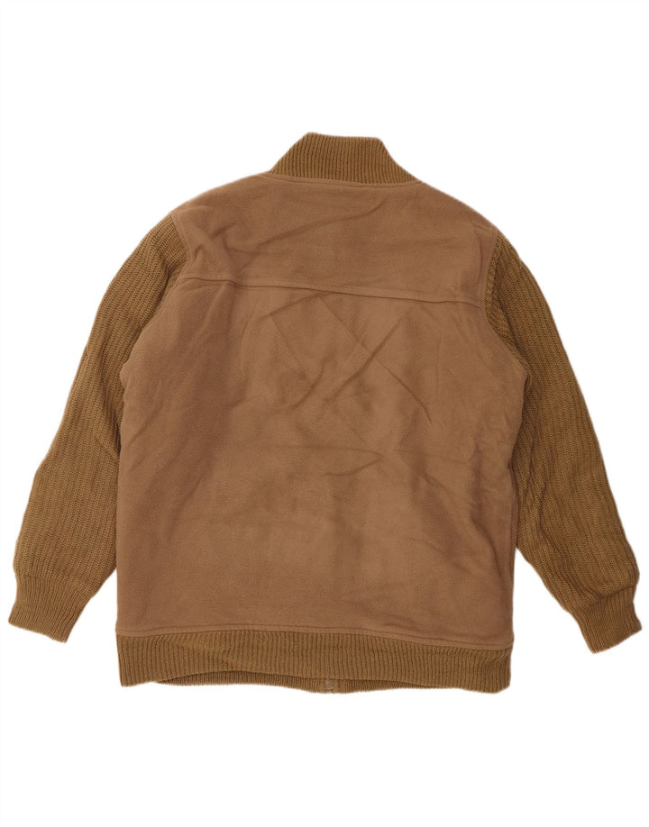 James Pringle Chaqueta bomber holgada para hombre UK 36 Small Marrón Poliéster