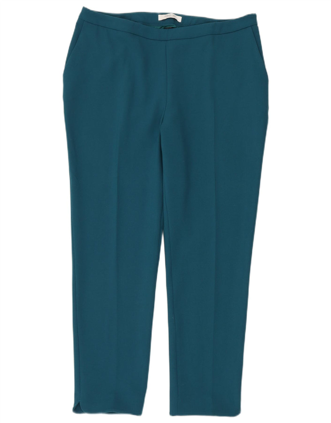 JACQUES VERT Pantalón chino cónico para mujer UK 40 Large W36 L30 Azul