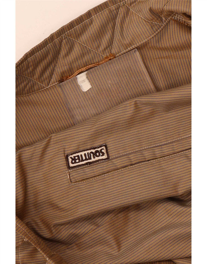 Chaqueta utilitaria Southern para hombre IT 48 Poliéster a rayas beige medio