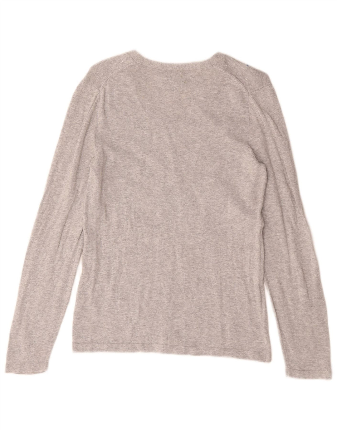 Tommy Hilfiger Top para mujer de manga larga UK 12 Algodón con lunares gris medio