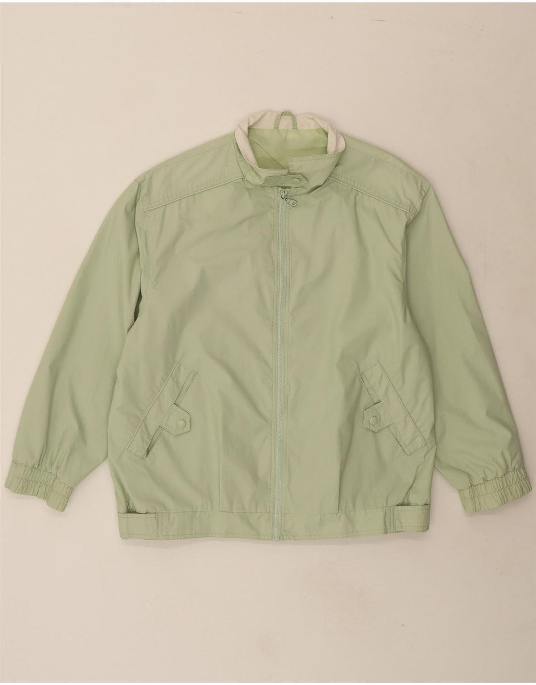 C&A Womens Bomber Jacket UK 18 XL  Green Polyester Vintage C&A and Second-Hand C&A from Messina Hembry 