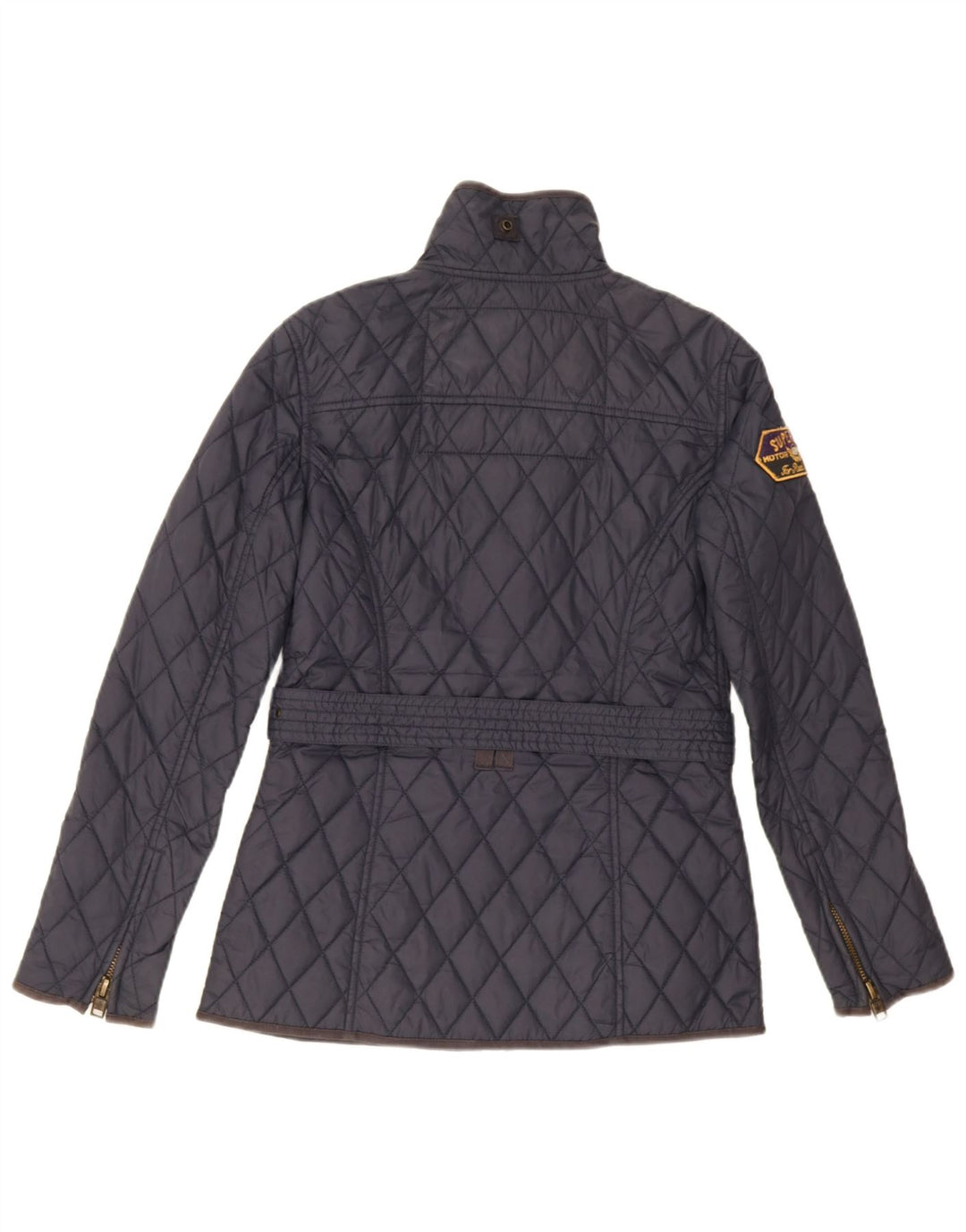 Superdry Chaqueta Acolchada Mujer UK 40 Mediana Azul Marino Nylon