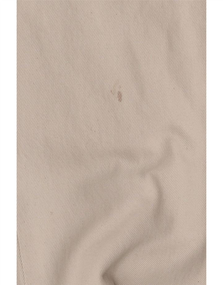 Levi's Mujer 501 Vaqueros Rectos W28 L32 Algodón Blanco