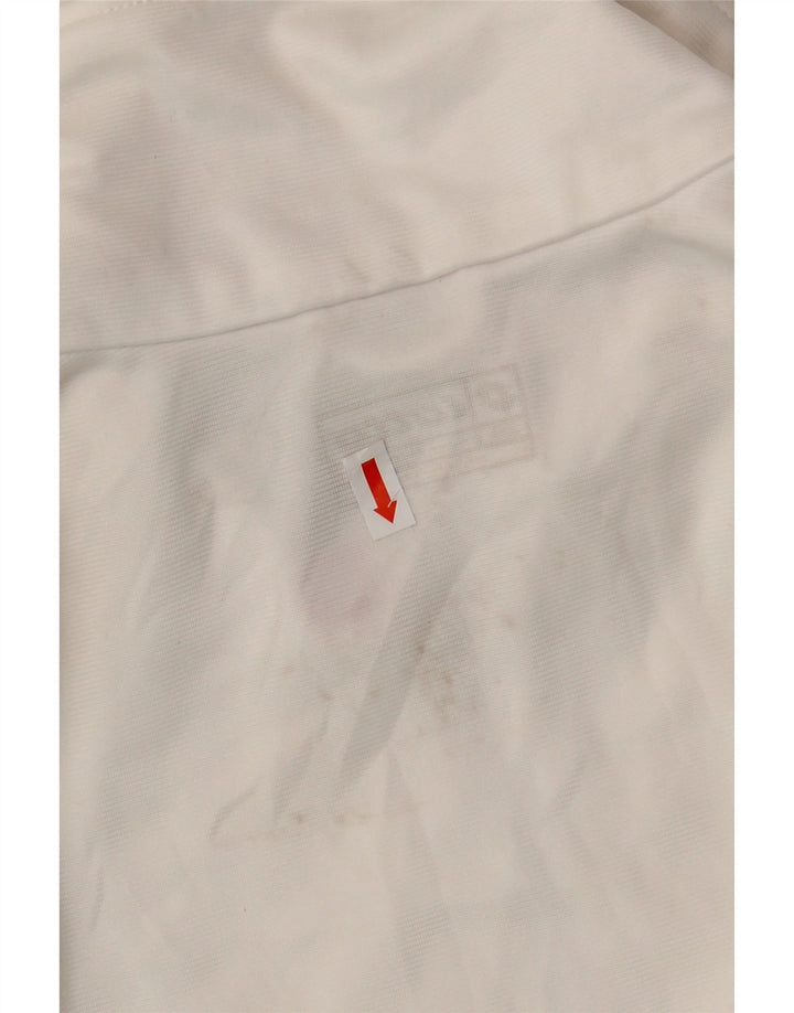 LOTTO Chaqueta superior de chándal para hombre 2XL Poliéster color block blanco