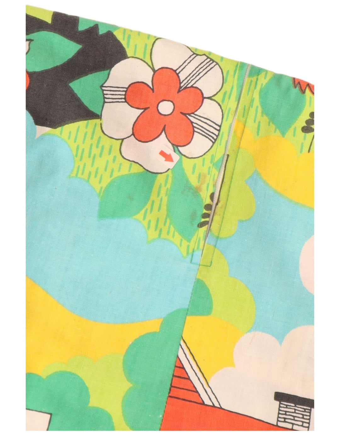 VINTAGE Vestido Básico Mujer IT 42 Medio Multicolor Floral Novedad