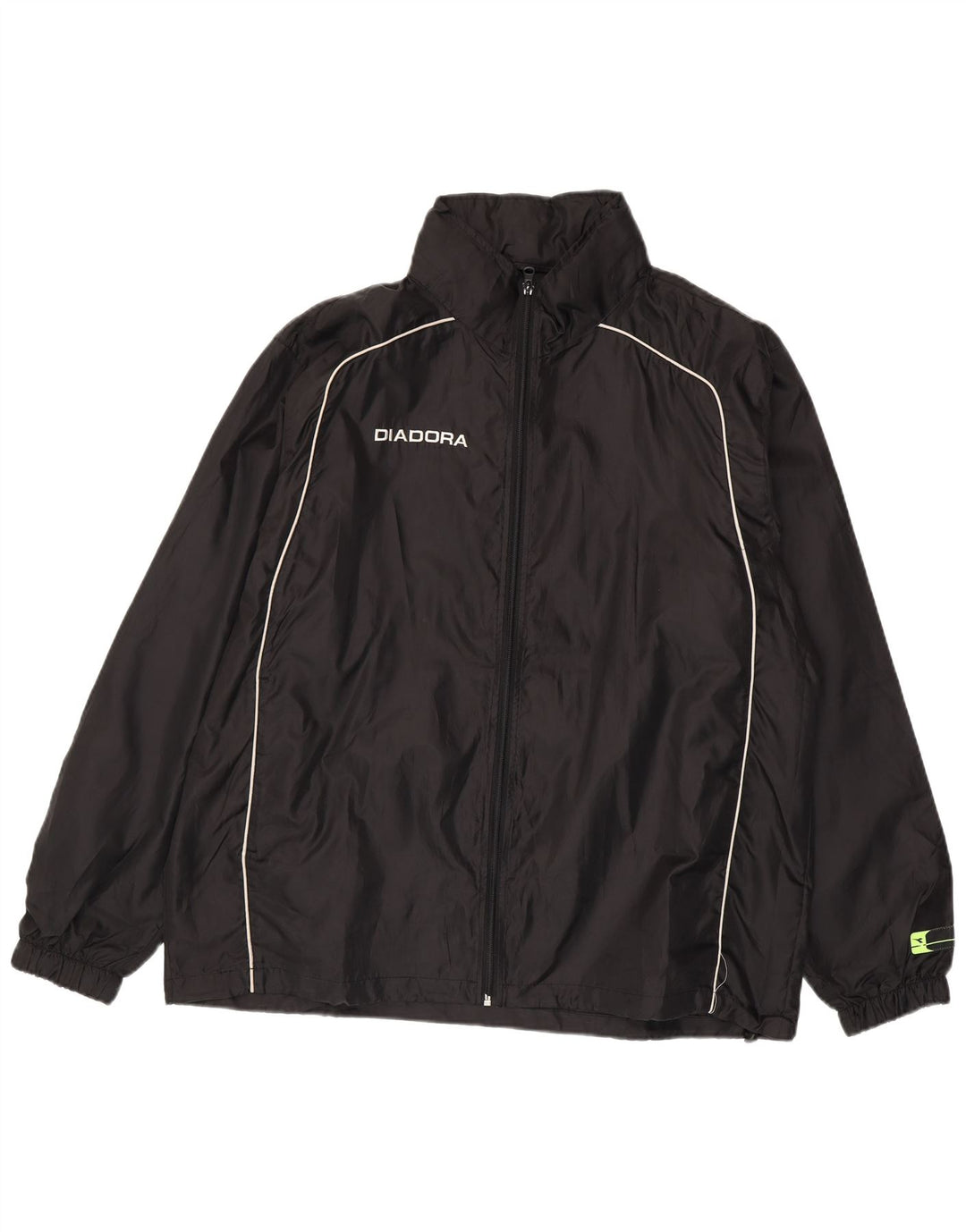 Diadora Hombre Chándal Top Chaqueta XL Negro Poliéster