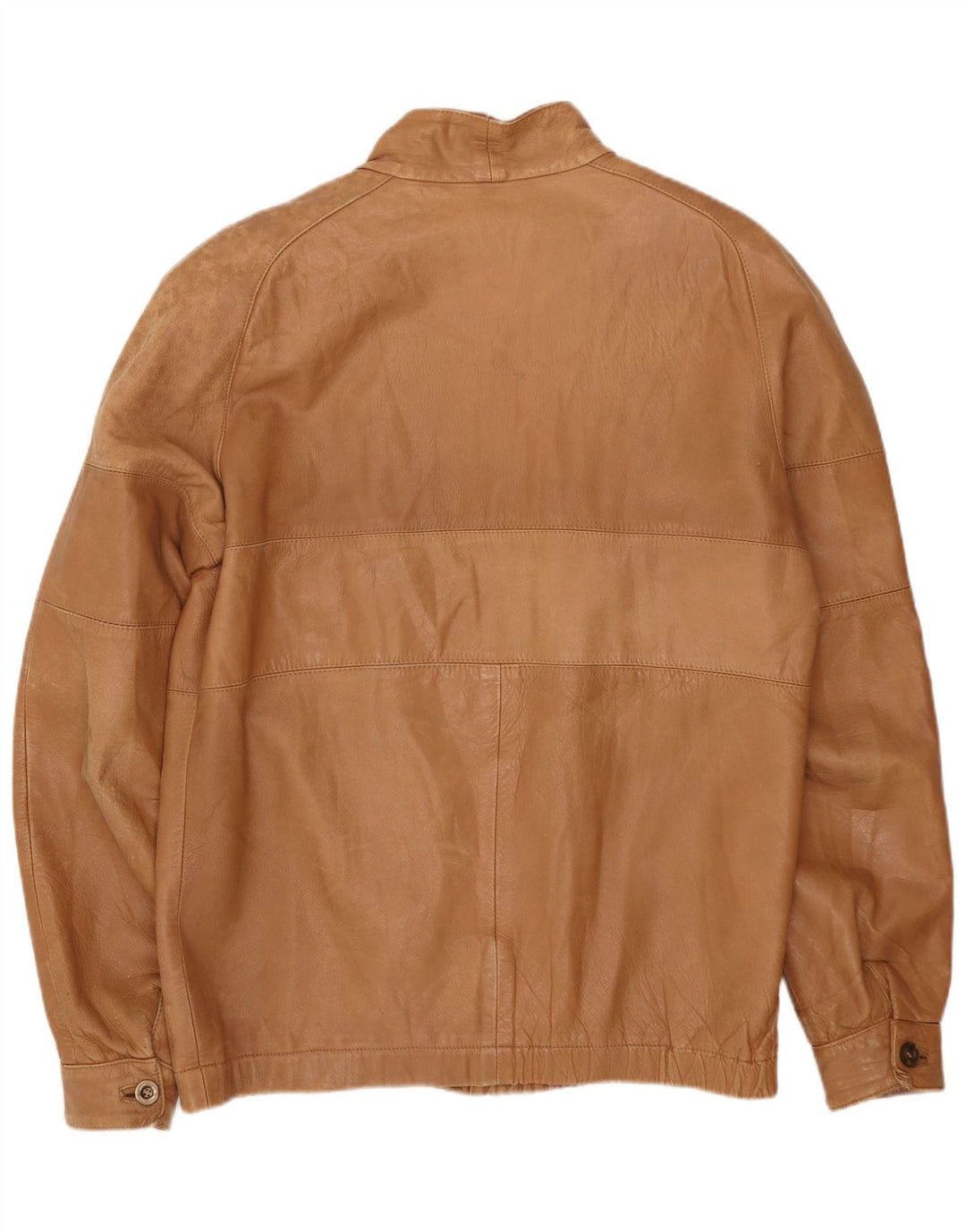 Chaqueta de cuero vintage para hombre Reino Unido 38 Beige medio