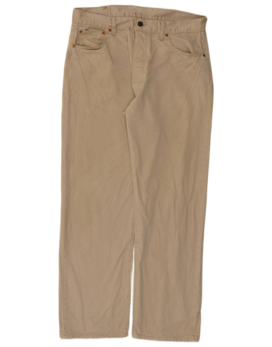Levi's Vaqueros rectos 551 para hombre W36 L30 Algodón beige