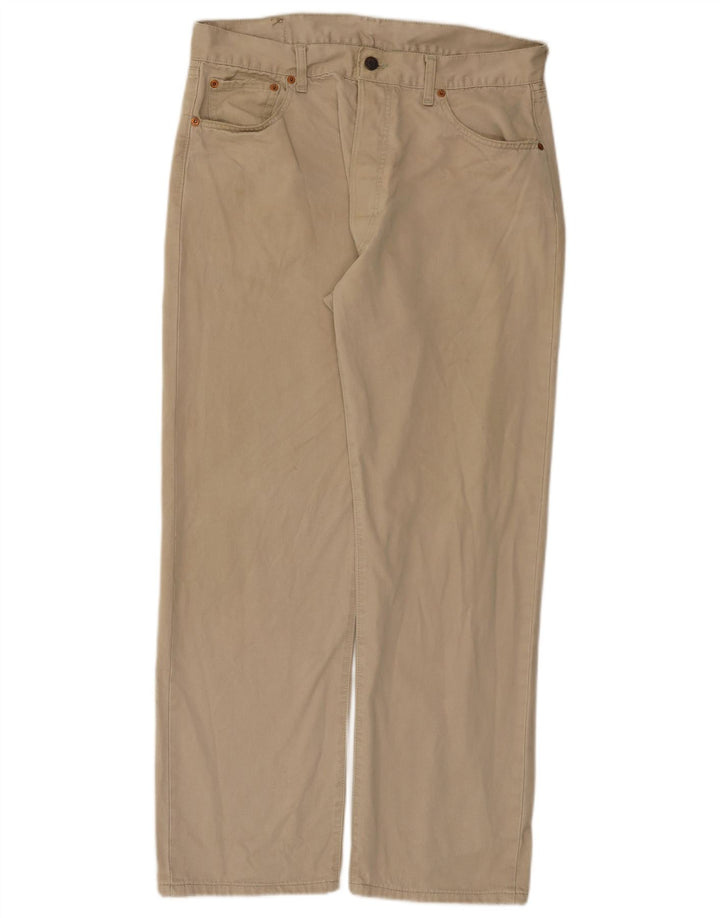 Levi's Vaqueros rectos 551 para hombre W36 L30 Algodón beige